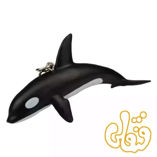 آویز کلید نهنگ قاتل موجو Orca Keychain 387604 — تصویر ۵