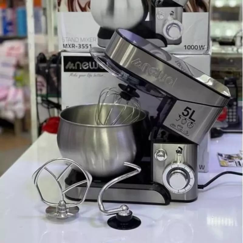 همزن کاسه دار حرفه ای 5 لیتری نوال ترکیه مدل | NEWAL MXR-3551 5L — تصویر ۲