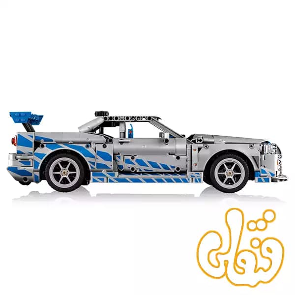 ساختنی لگو تکنیک سریع و خشن ماشین نیسان اسکایلاین جیتیآر 2 Fast 2 Furious Nissan Skyline GT-R (R34) 42210 — تصویر ۲