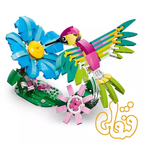 ساختنی لگو کریتور مرغ مگسخوار رنگارنگ Colorful Hummingbird 31384 — تصویر ۲