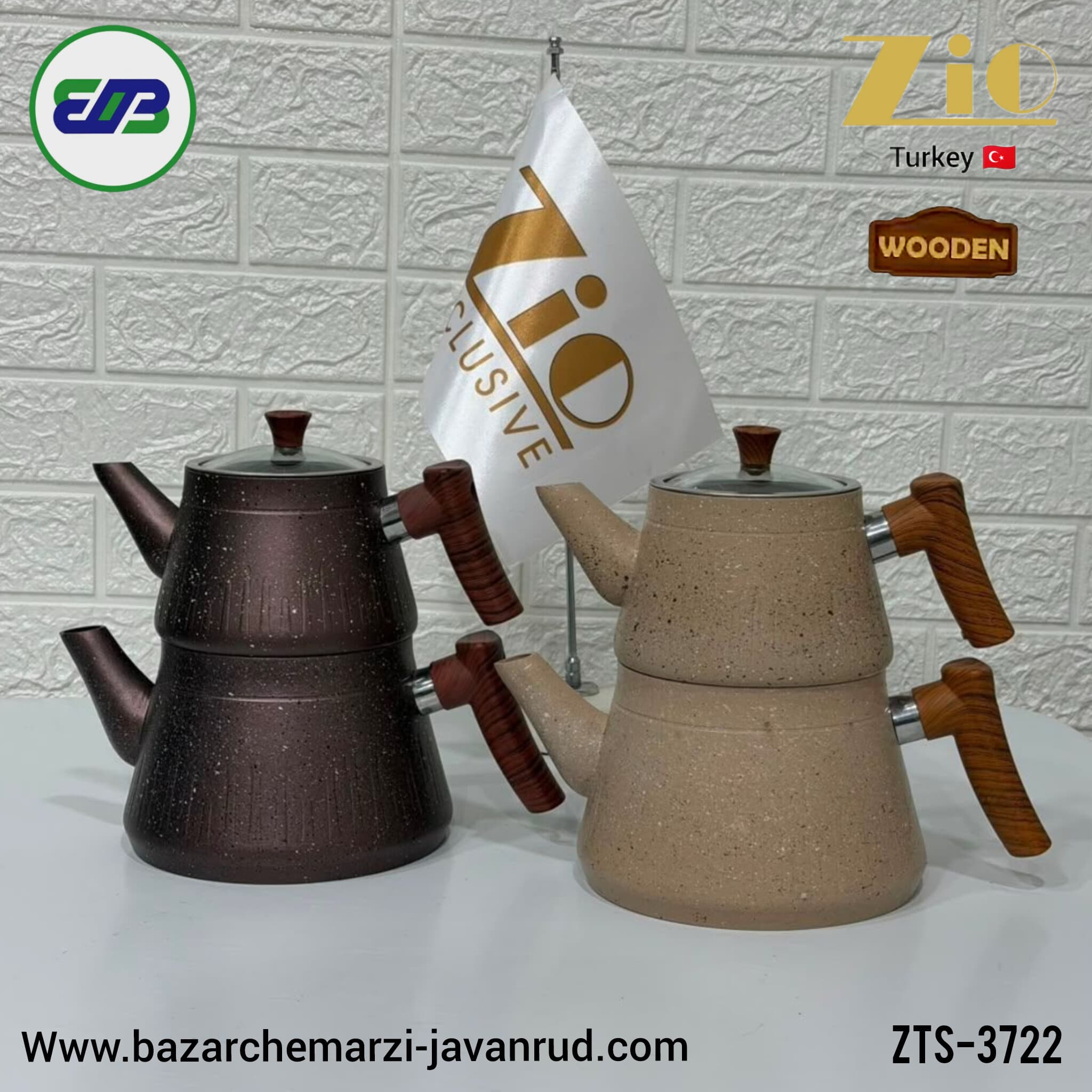 کتری قوری روهمی گرانیتی زیو ترکیه اصل مدل | ZIO TURKEY ZTS-3722