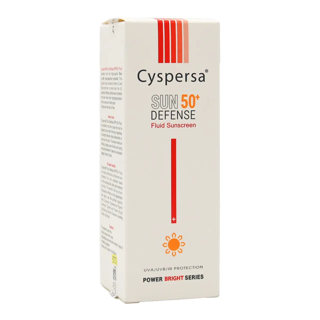 فلوئید ضد آفتاب پاوربرایت سیسپرسا SPF50