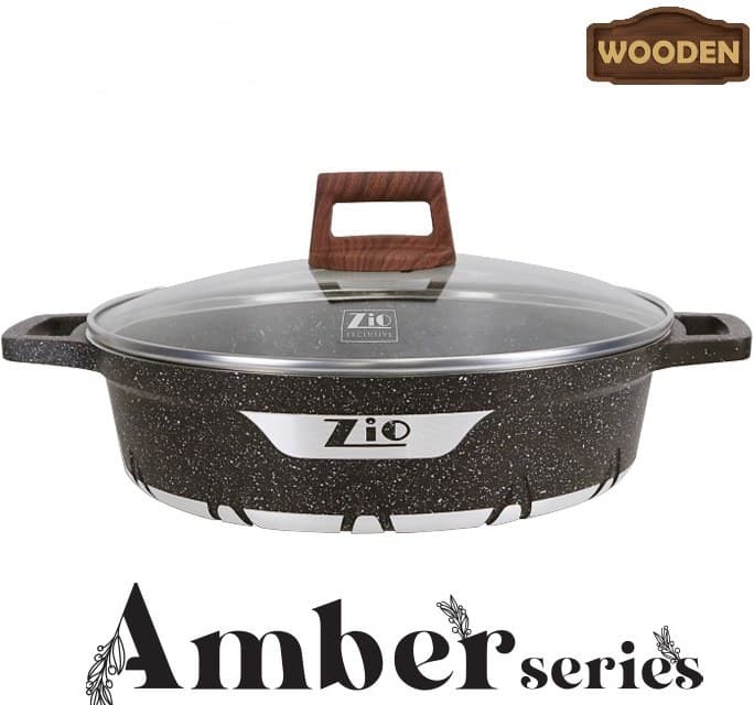تابه گرانیتی زیو سایز 32cm مدل امبر | ZIO TURKEY ZLC-8452/T32 — تصویر ۲