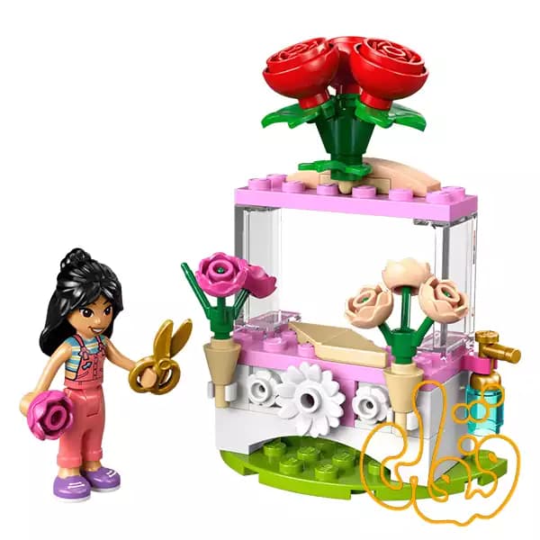 ساختنی لگو پولیبگ فرندز غرفه گل با گل رز Flower Stall with Roses 30721 — تصویر ۲