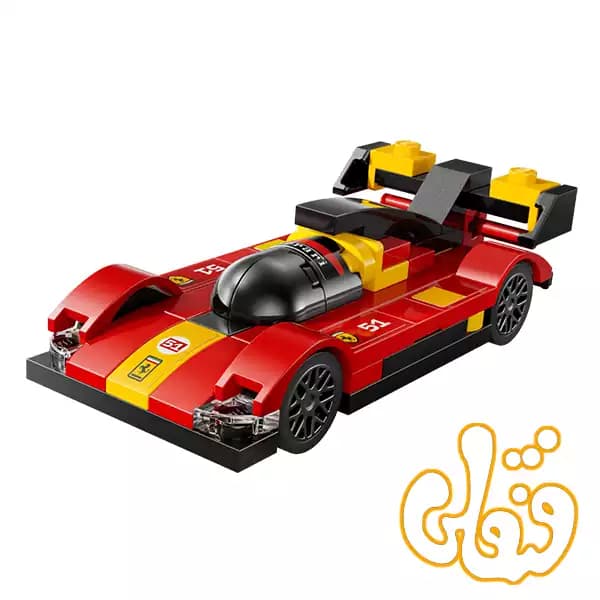 ساختنی لگو پولی‌بگ اسپید فراری ۴۹۹P – هایپرکار Ferrari 499P – Hypercar 30709 — تصویر ۲
