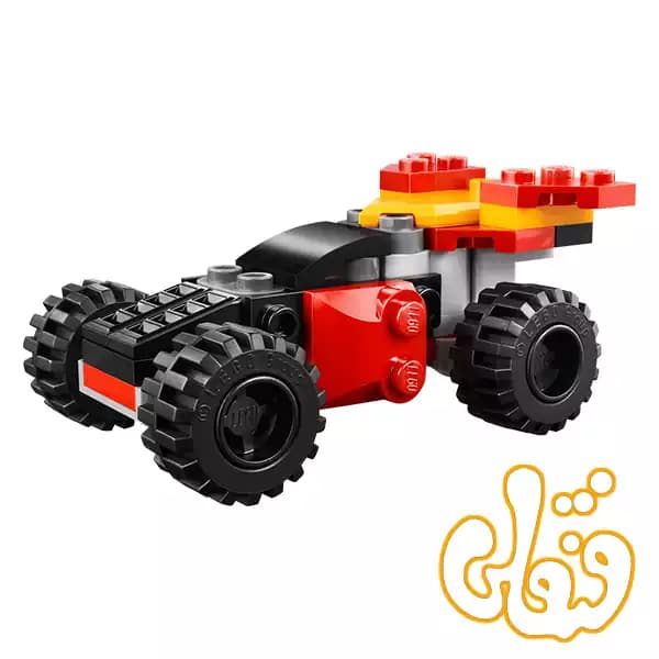 ساختنی لگو پولی‌بگ کریتور ماشین هیولای کوچک تبدیل شونده Mini Convertible Monster Truck 30691 — تصویر ۲