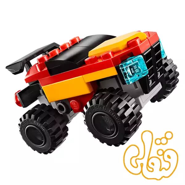 ساختنی لگو پولی‌بگ کریتور ماشین هیولای کوچک تبدیل شونده Mini Convertible Monster Truck 30691 — تصویر ۳