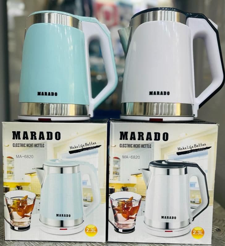 کتری برقی داخل استیل ۲/۳ لیتری مارادو مدل | MARADO MA-6820 2/۳L — تصویر ۳