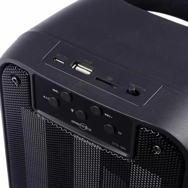 اسپیکر بلوتوثی رم و فلش خور Greatnice GTS-1840 اصلی — تصویر ۴