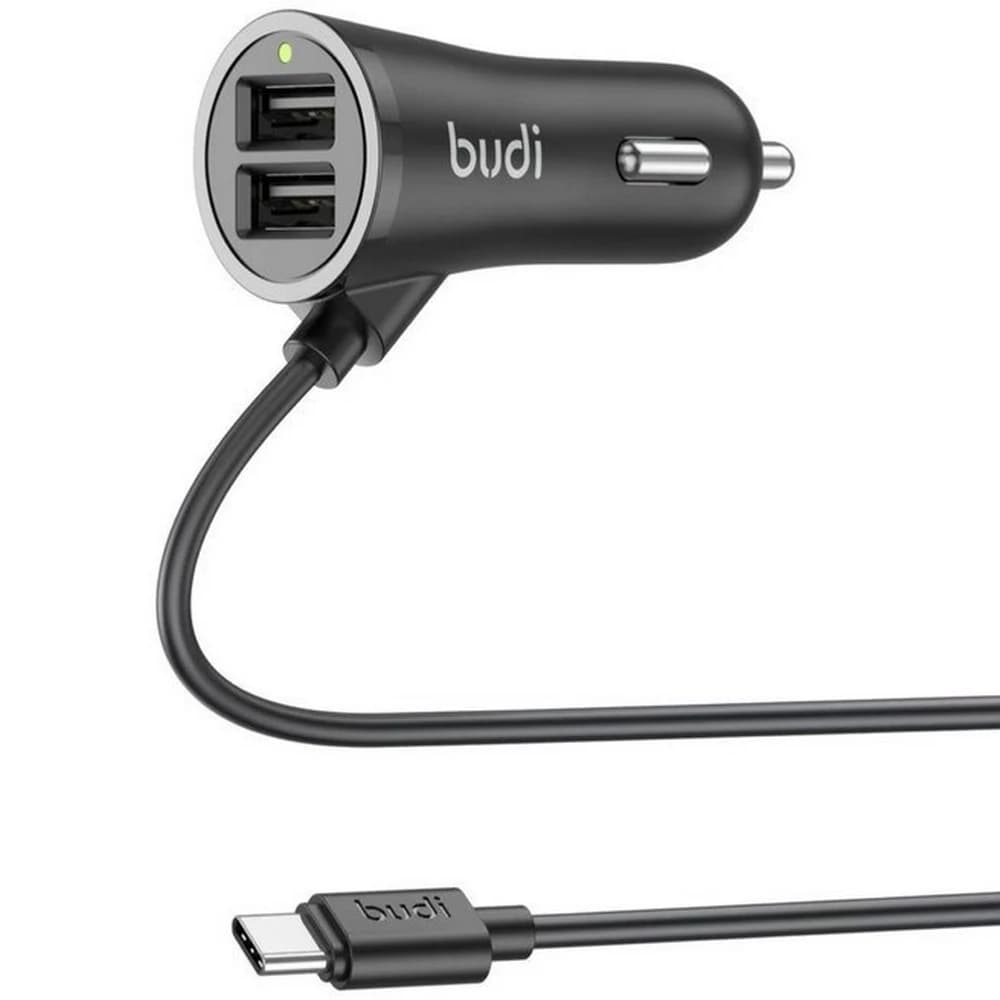 شارژر فندکی Budi CC068TB1 | شارژ سریع 17 وات خودرو با گارانتی 18 ماه (6 ماه تعویض) — تصویر ۴