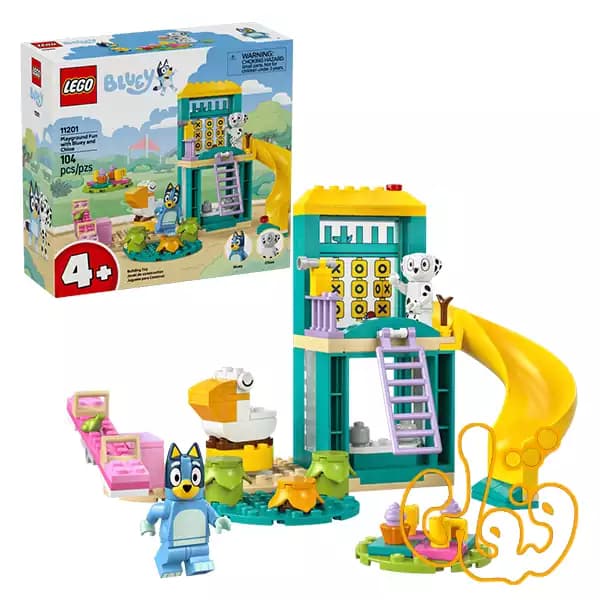 ساختنی لگو تفریح ​​در زمین بازی با بلوئی و کلوئی Playground Fun with Bluey and Chloe 11201