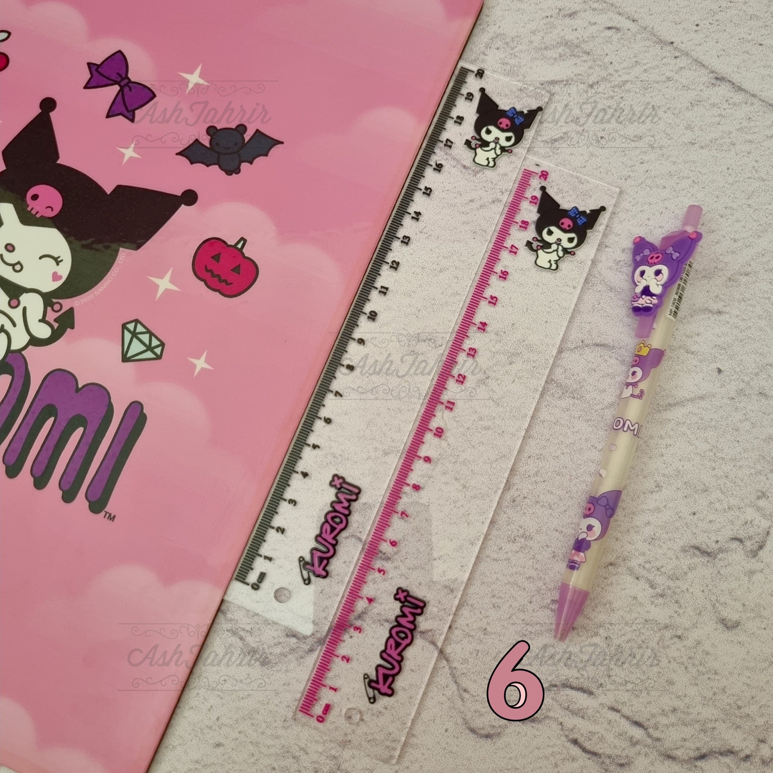 خط کش شیشه ای کرومی Kuromi — تصویر ۶