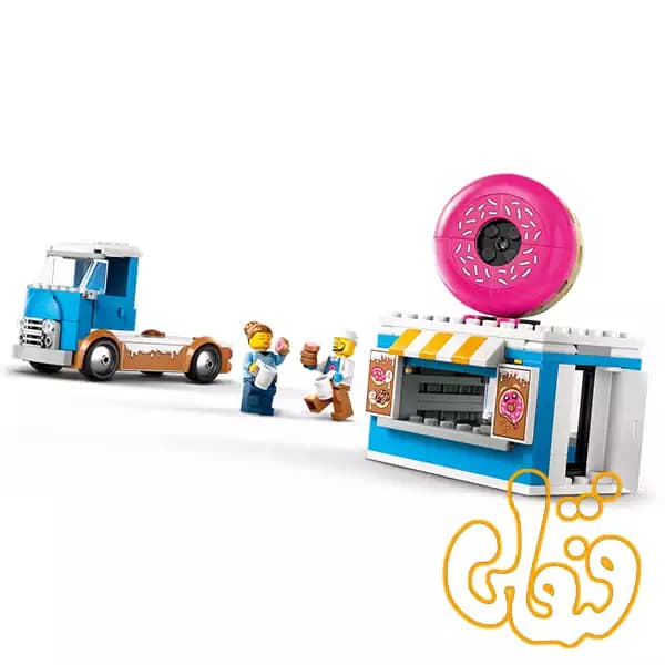 ساختنی لگو سیتی کامیون دونات Donut Truck 60452 — تصویر ۲