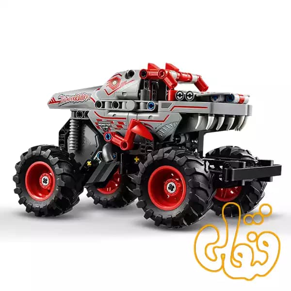 ساختنی لگو تکنیک ماشین عقب کش مانستر جم™ تاندرروآروس™ Monster Jam™ ThunderROARus™ 42200 — تصویر ۲