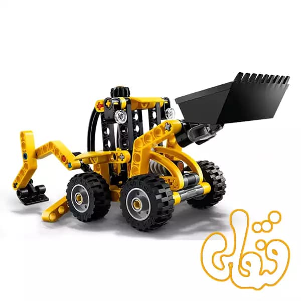ساختنی لگو تکنیک لودر بکهو Backhoe Loader 42197 — تصویر ۲