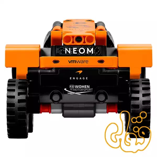 ساختنی لگو تکنیک ماشین مسابقه‌ای نئوم مکلارن اکستریم ای NEOM McLaren Extreme E Race Car 42166 — تصویر ۴