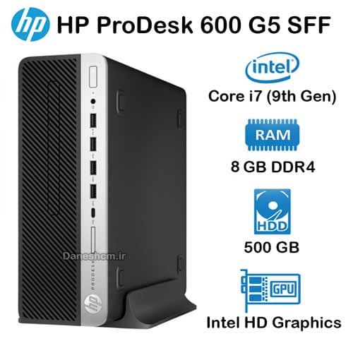 مینی کیس استوک HP ProDesk 600 G5 SFF مدل Core i7 نسل 9 — تصویر ۲