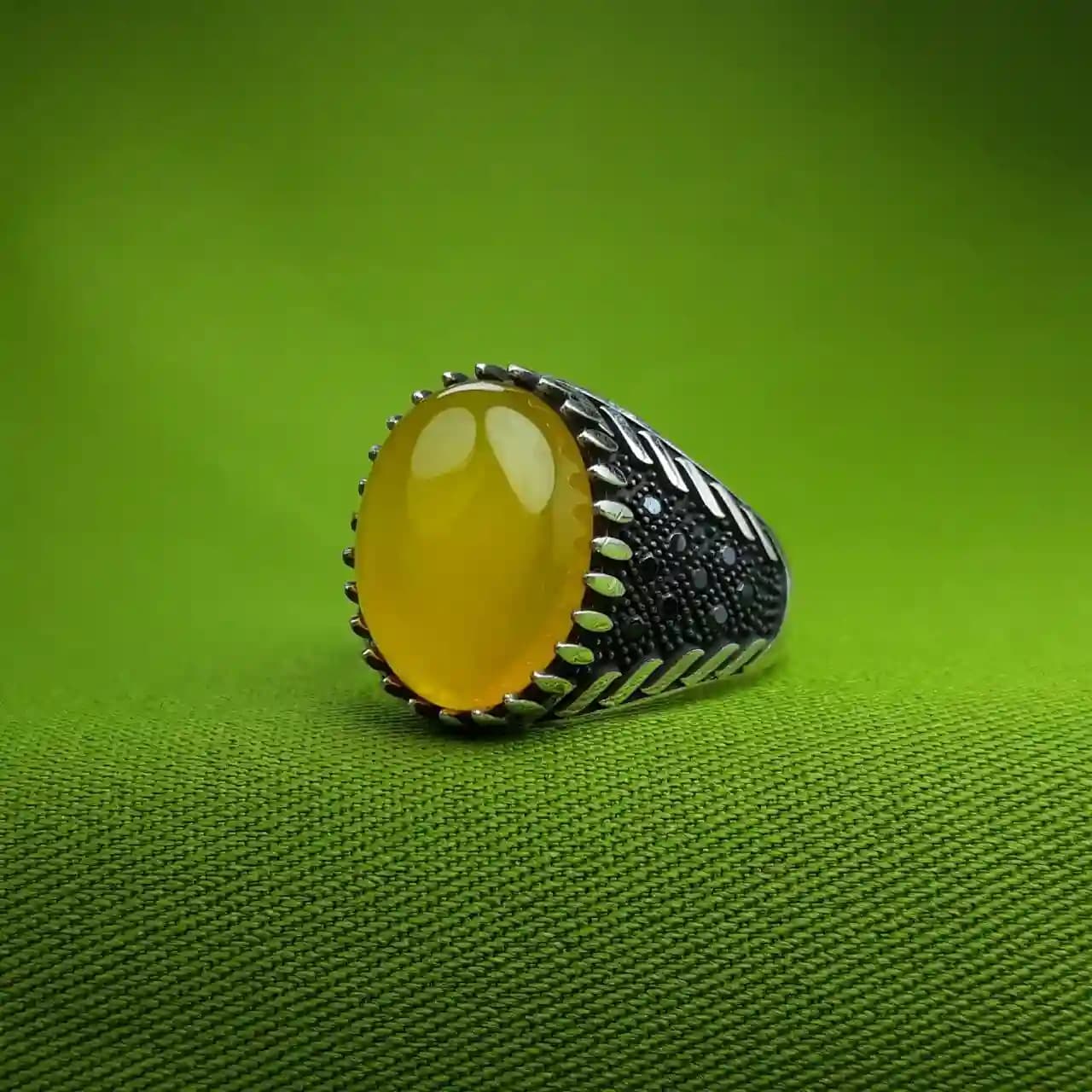 انگشتر شرف الشمس مردانه 02 کد 206