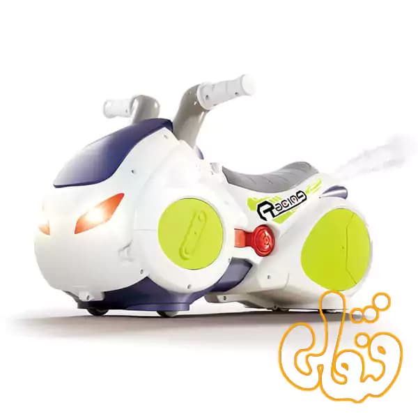 موتورسیکلت دریفت موزیکال چراغدار هولی تویز Drifting Motorcycle 8956 — تصویر ۲