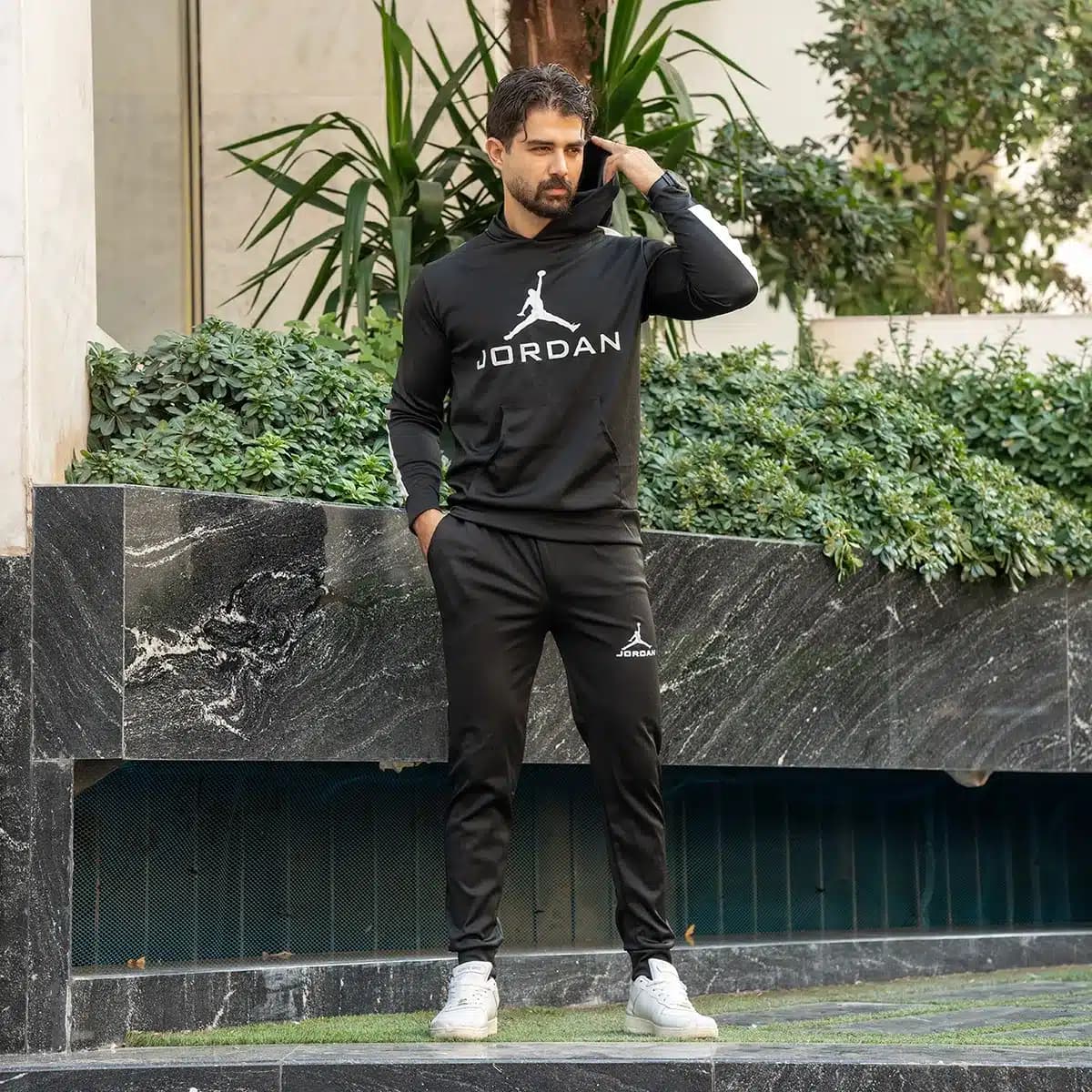 ست هودی شلوار جردن مردانه مدل Barsam — تصویر ۱۱