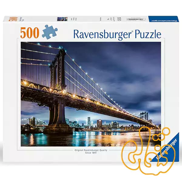 پازل 500 قطعه نیویورک ; شهری که هرگز نمیخوابد رونزبرگر New York – the city that never sleeps 12000224