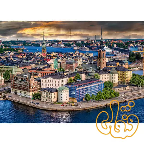 پازل 1000 قطعه استکهلم سوئد رونزبرگر Stockholm, Sweden 12000114 — تصویر ۲