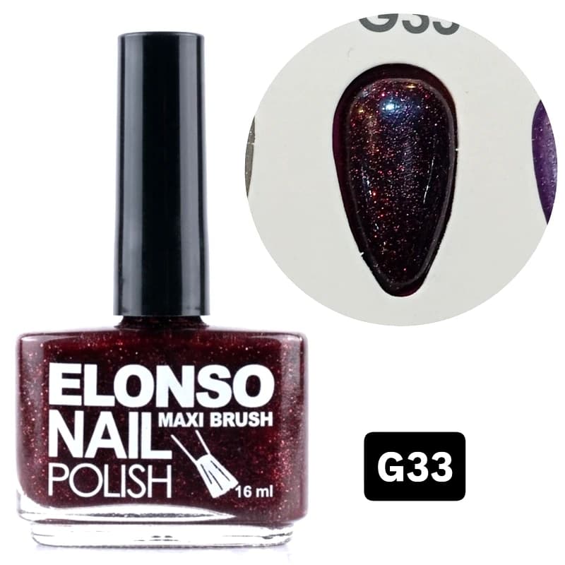 لاک ناخن الونسو ELONSO G33