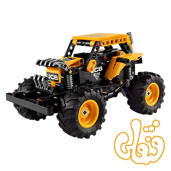 ساختنی لگو تکنیک ماشین عقب کش دیگاترون مانستر جم Monster Jam™ DIGatron™ Pull-Back 42199 — تصویر ۲