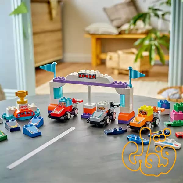 ساختنی لگو داپلو ماشین‌ها و رانندگان مسابقه‌ای تیمی فرمول یک F1 Team Race Cars & Drivers 10445 — تصویر ۴