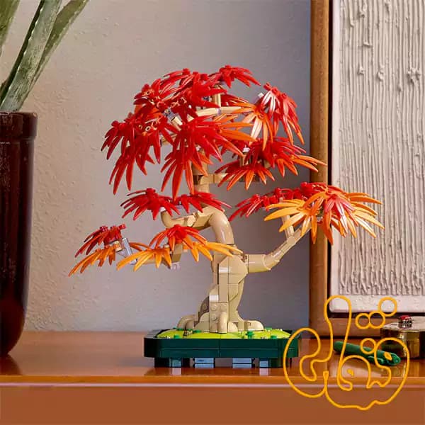 ساختنی لگو درخت بونسای افرای قرمز ژاپنی Japanese Red Maple Bonsai Tree 10348 — تصویر ۲