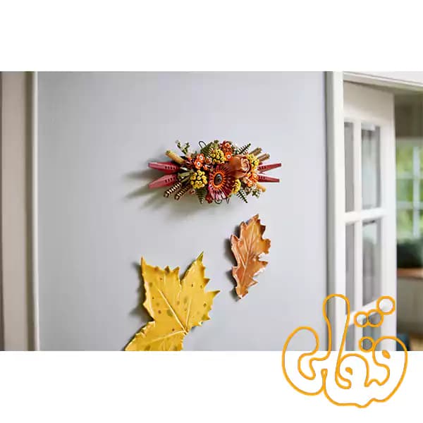 ساختنی لگو دسته گل خشک با قطعه مرکزی Dried Flower Centerpiece 10314 — تصویر ۷