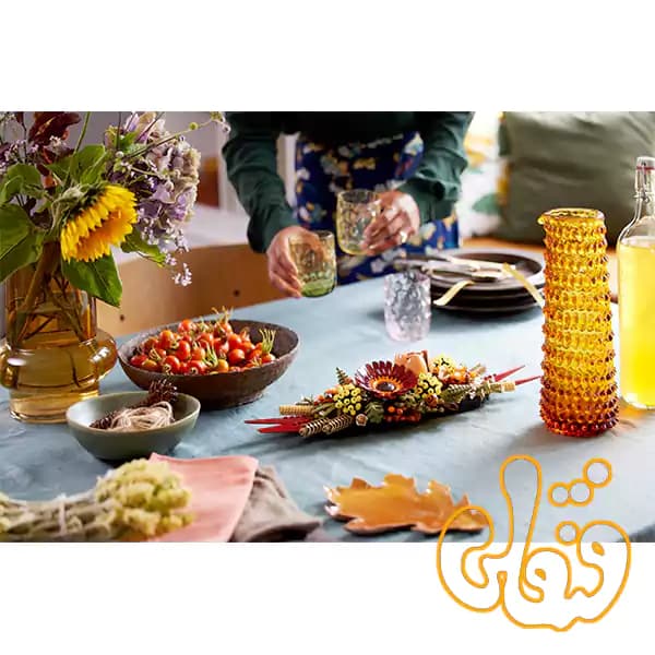 ساختنی لگو دسته گل خشک با قطعه مرکزی Dried Flower Centerpiece 10314 — تصویر ۶