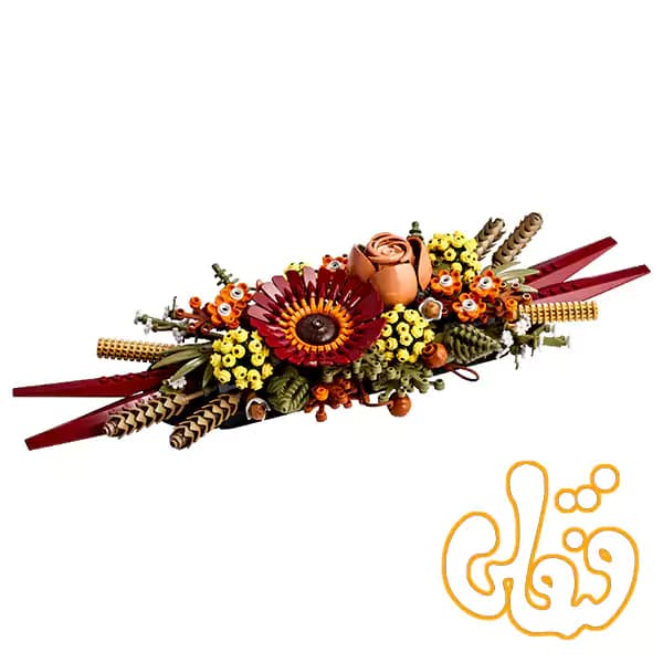 ساختنی لگو دسته گل خشک با قطعه مرکزی Dried Flower Centerpiece 10314 — تصویر ۲