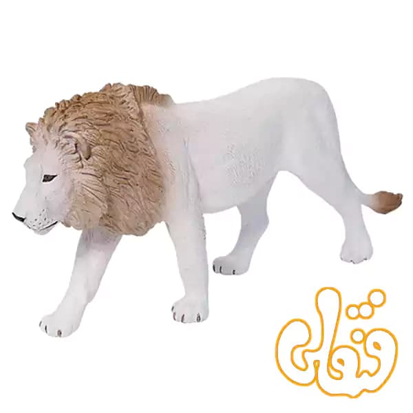 فیگور شیر نر سفید موجو White Male Lion 381093