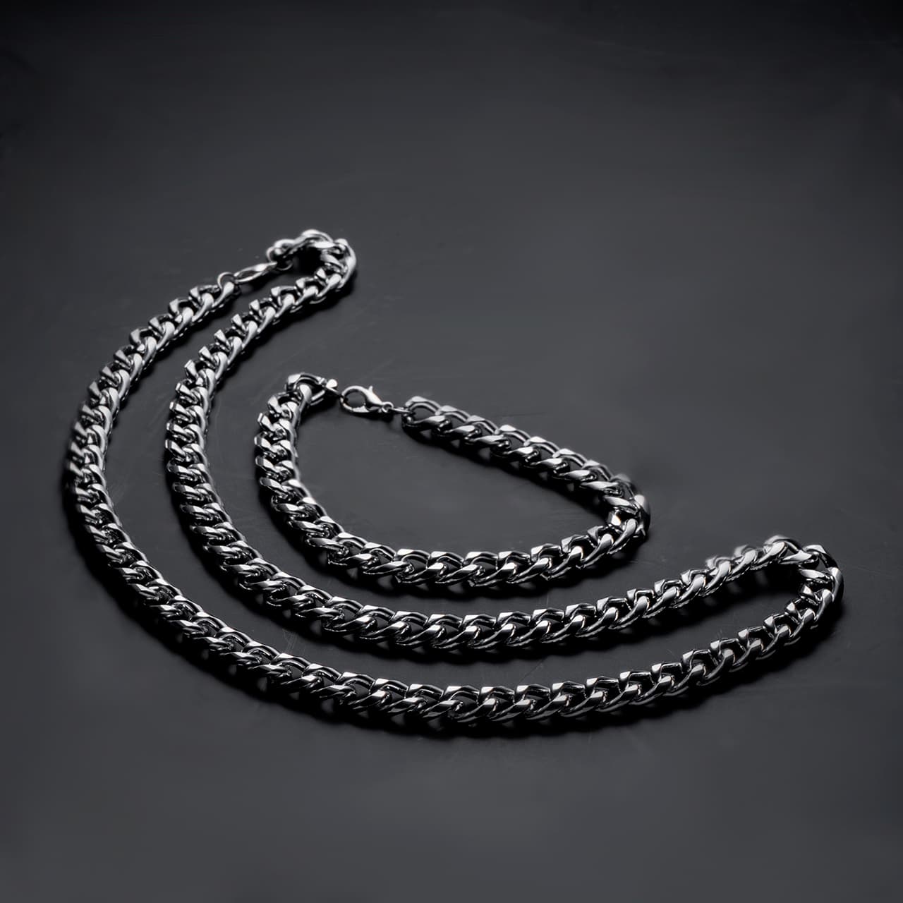 نیم ست Cartier مردانه نقره ای مدل Zoris — تصویر ۳