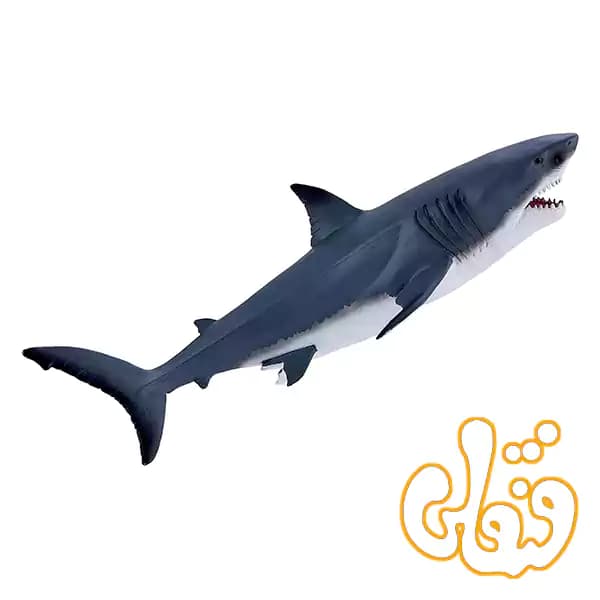 فیگور کوسه سفید موجو White Shark 381109 — تصویر ۵