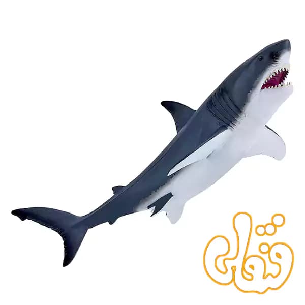 فیگور کوسه سفید موجو White Shark 381109 — تصویر ۶