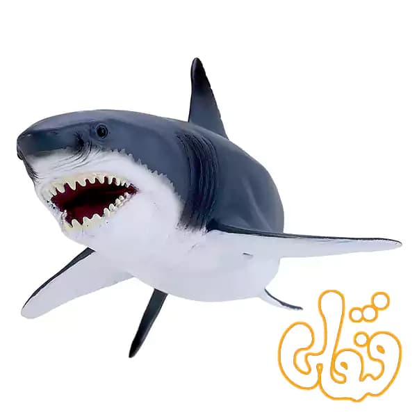 فیگور کوسه سفید موجو White Shark 381109 — تصویر ۴