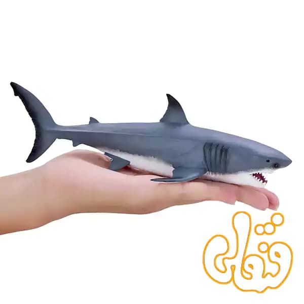 فیگور کوسه سفید موجو White Shark 381109 — تصویر ۷