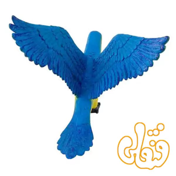 فیگور طوطی ماکائو آبی موجو Parrot Blue Macaw 381097 — تصویر ۳