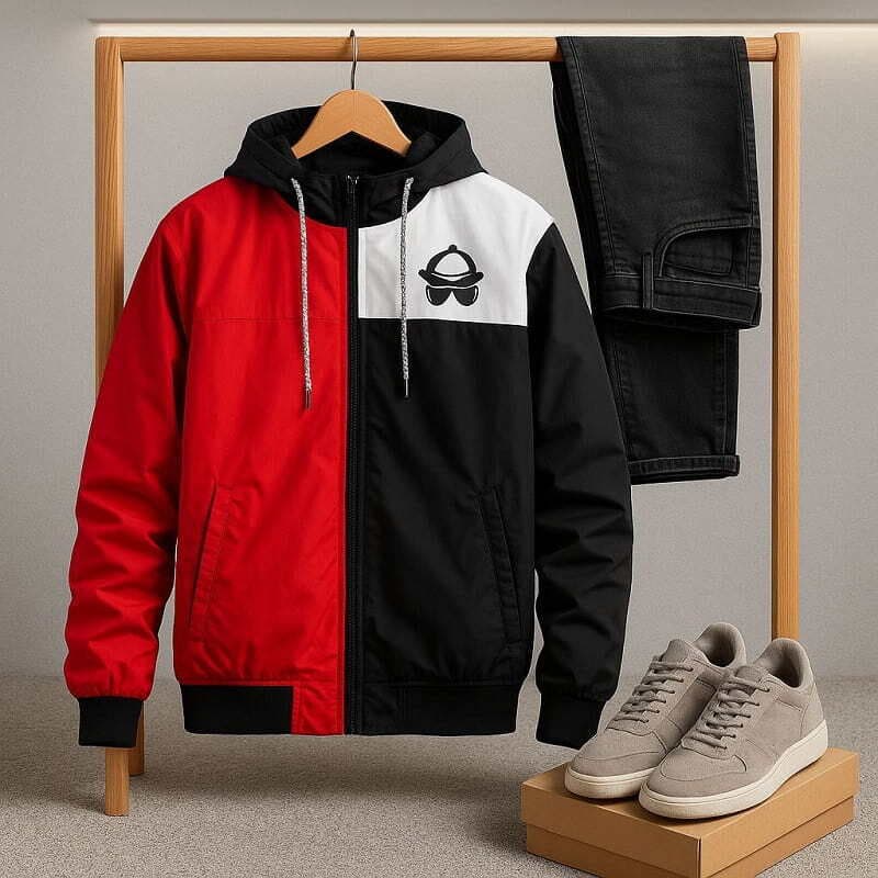کاپشن مردانه قرمز مدل Adidas Yeezy