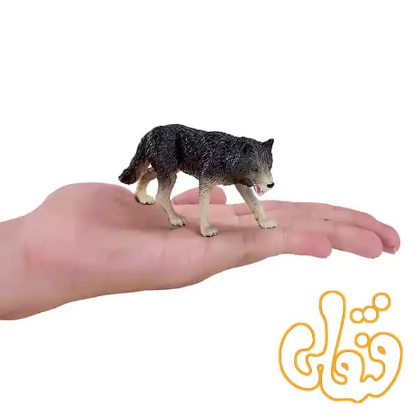 فیگور گرگ خاکستری آمریکای شمالی موجو Timber Wolf 381098 — تصویر ۵