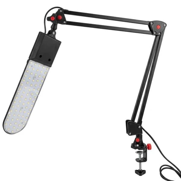 چراغ مطالعه رومیزی گیره دار مهندسی بازویی مدل EN-107B