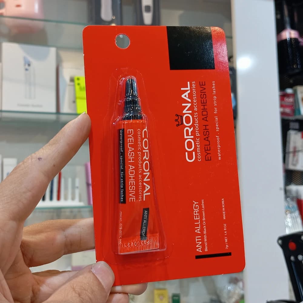 چسب مژه آنتی آلرژی کرونال تیوپی CORONAL — تصویر ۲