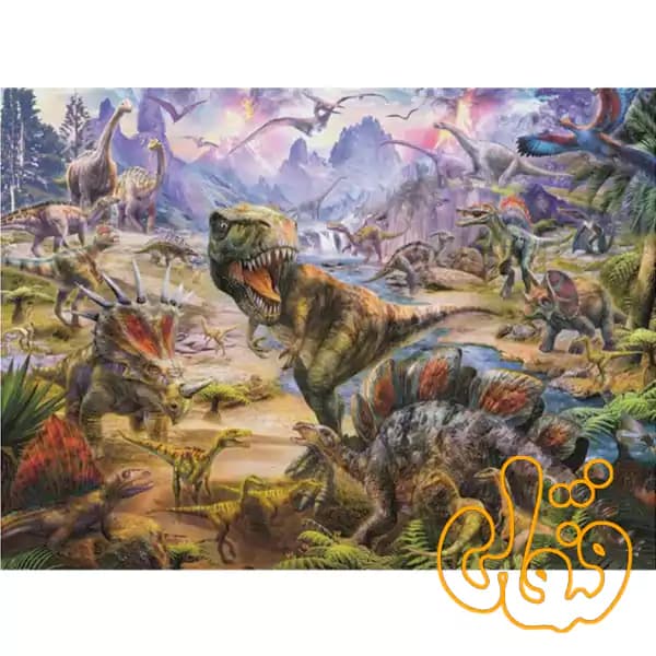 پازل 300 قطعه دنیای دایناسور رونزبرگر Dinosaur World 13295 — تصویر ۲