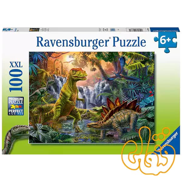 پازل 100 قطعه برکه دایناسور رونزبرگر Dinosaur Oasis 12888