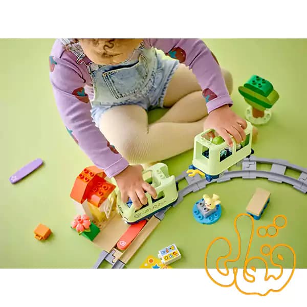 ساختنی لگو داپلو قطار ماجراجویی Interactive Adventure Train 10427 — تصویر ۵