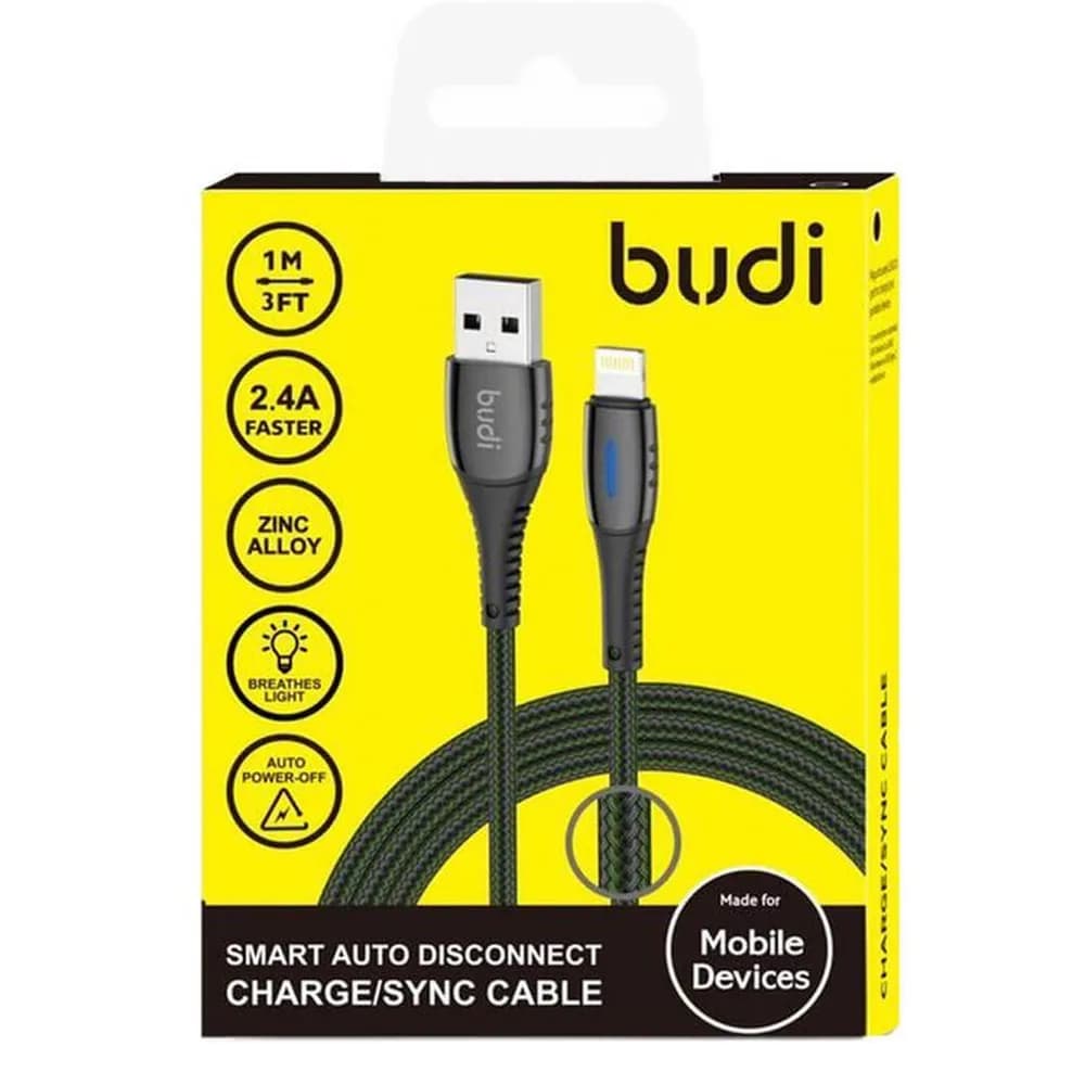 کابل آیفون Budi مدل DC212L10L Smart Auto Disconnect — تصویر ۴