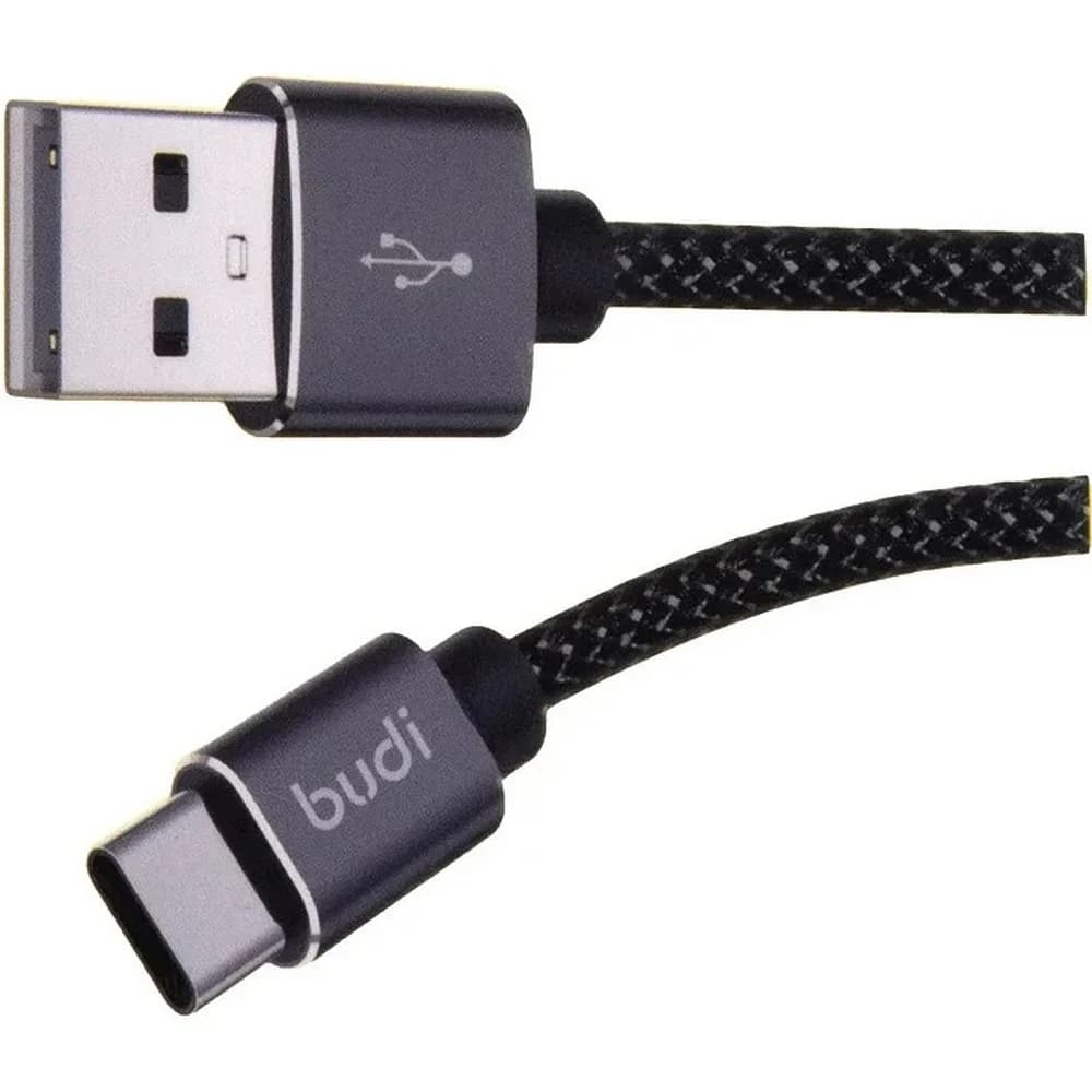 کابل تایپ‌سی کنفی/فلزی Budi DC206T30B — تصویر ۲
