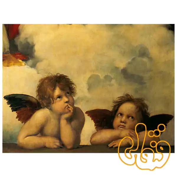 پازل 1000 قطعه رونزبرگر پوتی، جزئیات مدونای سیستین Putty, detail from The Sistine Madonna 12000062 — تصویر ۲